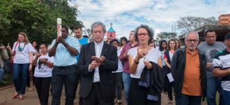 Churches and Mining Network march