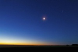 Morning star over Cornwall