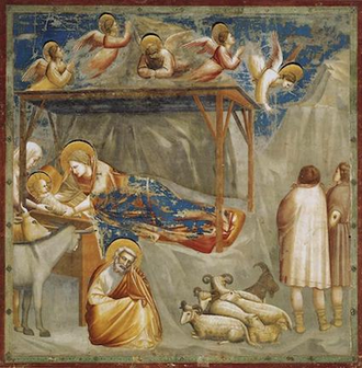 Giotto Nativity - Wiki image - public domain