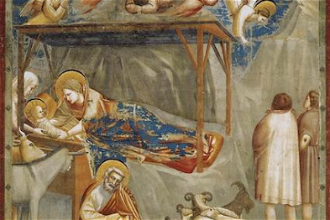 Giotto Nativity - Wiki image - public domain