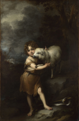 Infant Saint John with the Lamb, by Bartolomé Esteban Murillo ©National Gallery, London