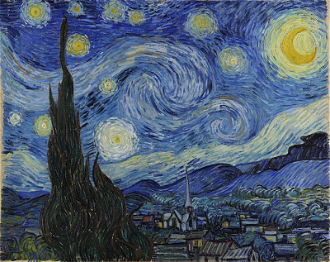 The Starry Night - Vincent van Gogh - Wiki image