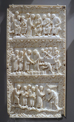 Ivory carving from Metz, France, 9th century © Bode Museum, Berlin