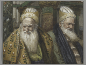 Annas and Caiaphas, by James Tissot (1836-1902), © Brooklyn Museum, New York