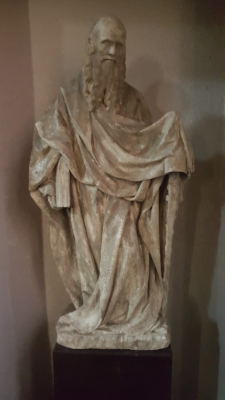 Statue of St Paul Burgundian School XVth c Collegiale Poligny Jura