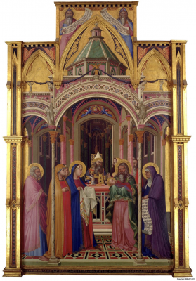 The Presentation in the Temple by  Ambrogio Lorenzetti © Uffizi Gallery, Florence / Wikimedia