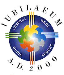 Jubliee 2000 logo designed by art student Emanuela Rocchi