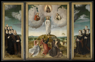 The Transfiguration of Christ by Gerard David 1520 © Onze-Lieve-Vrouwekerk, Bruges
