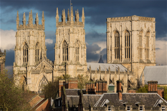 York Minster, Founded 627 AD, Completed 1472 © Alamy
