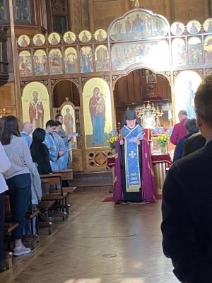 Archbishop Nowakowski reading the Act of Consecration image ICN/JS