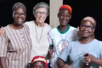 Sr Suellen with colleagues. Image Fides