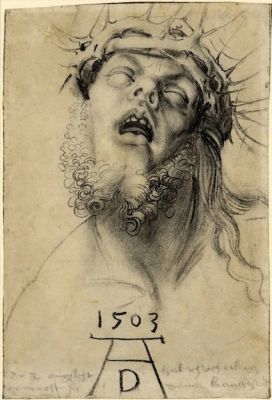 Head of the Dead Christ Albert Durer ©British Museum, London