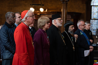 Church leaders united in prayer at Ukrainian Catholic Cathedral - Image Marcin Mazur CBCEW