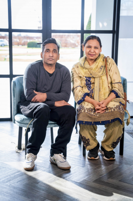 Shagufta Kausar and her husband, Shafqat Masih ©ACN