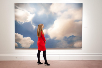 Wolke (Cloud), by Gerhard Richter © Alamy stock photo/ Sothebys' London, 31 January 2013
