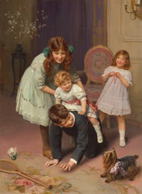 Gee-up, by Arthur John Elsley, 1914, ©Alamy