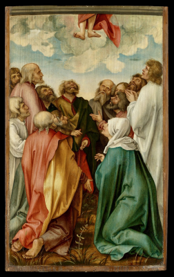 The Ascension of Christ, by Hans Süss von Kulmbach 1513 © Metropolitan Museum, NY