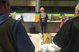 Weekly Refugee Vigil at the Home Office