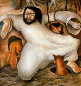 The Foxes have Holes, from Christ in the Wilderness series, by Stanley Spencer, 1939, ©Estate of Stanley Spencer