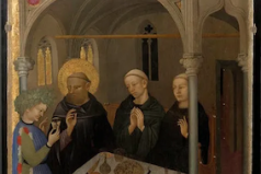 St Benedict and the Poisoned Wine, by Niccolò di Pietro © Uffizi Gallery, Florence