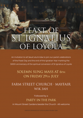 London Feast of St Ignatius Loyola at Farm Street Church ICN