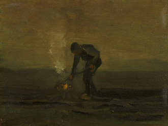 Peasant Burning Weeds, Vincent van Gogh © Van Gogh Museum & Drents Museum, Netherlands