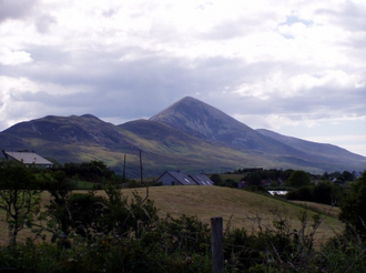 Croagh Patrick near Westport, Ireland. Wiki Image