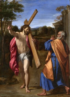 Quo vadis?, by Annibale Carracci © National Gallery, London