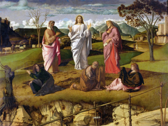 The Transfiguration of Christ, by Giovanni Bellini © Museum of Capodimonte, Naples, Italy