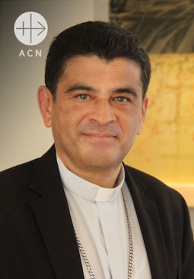 Under house arrest - Bishop Rolando Álvarez. Image: ACN