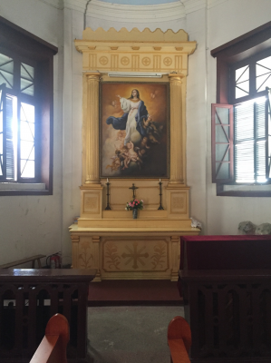 Assumption of Our Lady painting in Holy Family Church, Wuhan