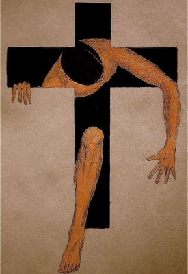 The Cross, the Narrow Way, by David Hayward, 2002, © David Hayward, all rights reserved