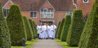 Procession at Harvington Hall