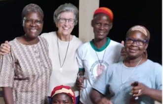 Sr Suellen and colleagues before her kidnapping. Image Fides