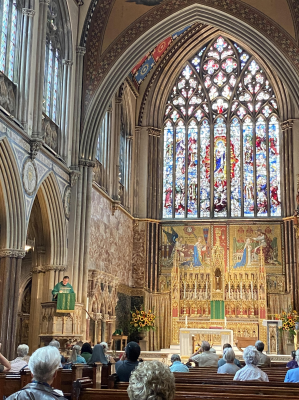 Fr Dominic at SDEN Season of Creation Mass, Image: ICN/JS