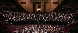 Royal Choral Society at Royal Albert Hall. Handel, 'Since by man came death' from Messiah