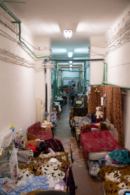 Kharkiv bomb shelter - Image Depaul International