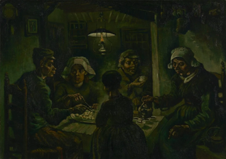 The Potato Eaters, by Vincent Van Gogh 1885 © Van Gogh Museum, Amsterdam (Vincent van Gogh Foundation)