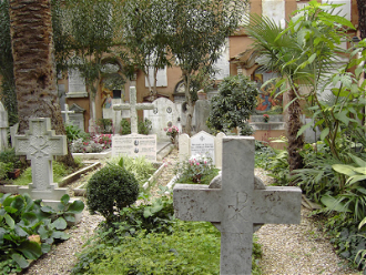 Teutonic Cemetery, Rome. Wiki image