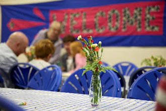 Warwick Place Community Kitchen, Cheltenham: one of many new Quaker spaces supporting communities, image: Andy Pilsbury