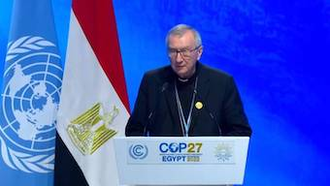 Cardinal Parolin at COP27 Image: UNFCCC