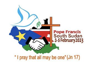 Official logo for South Sudan visit. Vatican Media