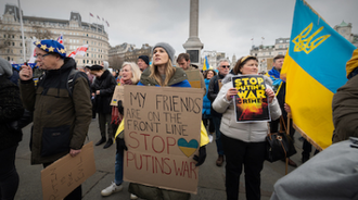 London peace protest. Image CBCEW