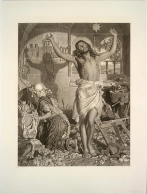 The Shadow of Death. Engraving by Frederick Stacpoole after William Holman Hunt. Published May 30th 1878 by Thomas Agnew & Sons, London  © Alamy / Christian Art
