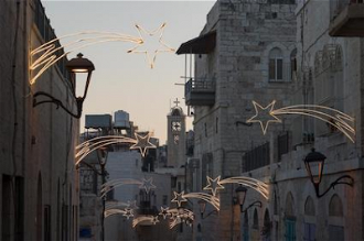 Star Street in Bethlehem.. Image Albin Hillert