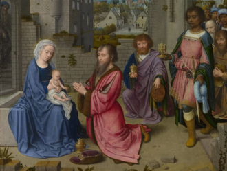 Adoration of the Kings. Gerard David. 1523.