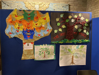 Some of the  children's beautiful artwork for Peace Sunday. See ICN's Facebook page for more.