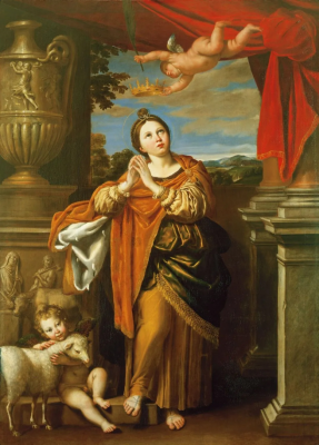 Saint Agnes, by Domenichino © Royal Collection Trust, Kensington palace