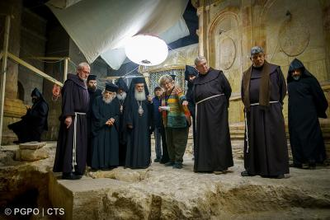 Holy Sepulchre excavations, Credit: Holy Land Christian Ecumenical Foundation