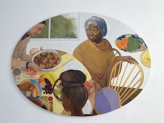 St Josephine Bakhita, imagined at Bakhita House, by Mabel Symons